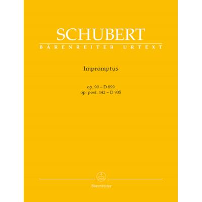 Partitions classique BARENREITER SCHUBERT - IMPROMPTUS OP.90 (D899) & OP.POST.142 (D935) Piano - Publicité Partitions classique BARENREITER SCHUBERT - IMPROMPTUS OP.90 (D899) & OP.POST.142 (D935) Piano - Publicité