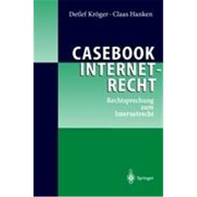 Springer Casebook Internetrecht - Publicité Springer Casebook Internetrecht - Publicité