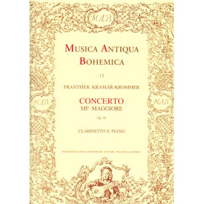 Partitions classique BARENREITER KRAMAR-KROMMER - CONCERTO MIB MAGGIORE OP.36 - CLARINETTE, PIANO Clarinette - Publicité Partitions classique BARENREITER KRAMAR-KROMMER - CONCERTO MIB MAGGIORE OP.36 - CLARINETTE, PIANO Clarinette - Publicité