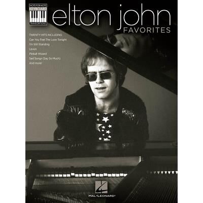 Hal Leonard John Elton Favorites Note For Note Keyboard Transcriptions - Publicité Hal Leonard John Elton Favorites Note For Note Keyboard Transcriptions - Publicité