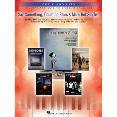 Hal Leonard Pop Piano Hits: Say Something, Counting Stars & More Hot Singles - Publicité Hal Leonard Pop Piano Hits: Say Something, Counting Stars & More Hot Singles - Publicité