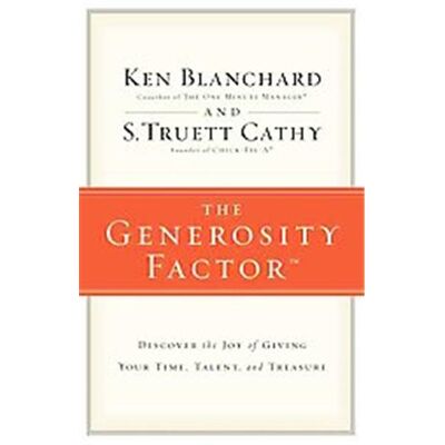 Zondervan The Generosity Factor - Publicité Zondervan The Generosity Factor - Publicité