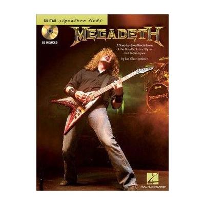 Hal Leonard Megadeth Signature Licks + Cd - Publicité Hal Leonard Megadeth Signature Licks + Cd - Publicité