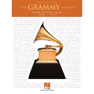 Partitions variété, pop, rock... HAL LEONARD GRAMMY AWARDS SONG OF THE YEAR 1958-1969 - PVG Piano voix guitare - Publicité Partitions variété, pop, rock... HAL LEONARD GRAMMY AWARDS SONG OF THE YEAR 1958-1969 - PVG Piano voix guitare - Publicité