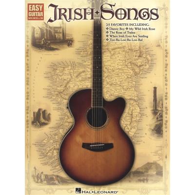 Partitions variété, pop, rock... HAL LEONARD IRISH SONGS FOR EASY GUITAR - GUITAR TAB Musique du monde - Publicité Partitions variété, pop, rock... HAL LEONARD IRISH SONGS FOR EASY GUITAR - GUITAR TAB Musique du monde - Publicité