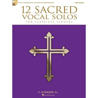 Partitions classique HAL LEONARD 12 SACRED VOCAL SOLOS FOR CLASSICAL SINGERS LOW VOICE + CD Choeur et ensemble vocal - Publicité Partitions classique HAL LEONARD 12 SACRED VOCAL SOLOS FOR CLASSICAL SINGERS LOW VOICE + CD Choeur et ensemble vocal - Publicité