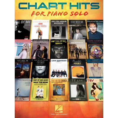 Hal Leonard Chart Hits For Piano Solo - Publicité Hal Leonard Chart Hits For Piano Solo - Publicité
