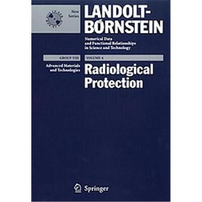 Springer-Verlag Radiological Protection, Landolt-bornstein: Numerical Data And Functional Relationships in Science And Technology - New Series - Publicité Springer-Verlag Radiological Protection, Landolt-bornstein: Numerical Data And Functional Relationships in Science And Technology - New Series - Publicité