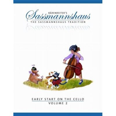 Bärenreiter Sassmannshaus Early Start On The Cello 2 - Publicité Bärenreiter Sassmannshaus Early Start On The Cello 2 - Publicité