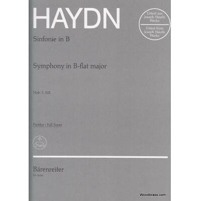 Partitions classique BARENREITER HAYDN J. - LONDONER SINFONIE NR. 10 B-DUR HOB. I:102 - CONDUCTEUR Grand format - Publicité Partitions classique BARENREITER HAYDN J. - LONDONER SINFONIE NR. 10 B-DUR HOB. I:102 - CONDUCTEUR Grand format - Publicité