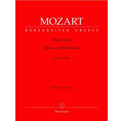 Partitions classique BARENREITER MOZART W.A. - MESSE EN SIB MAJEUR KV 275 - CONDUCTEUR Choeur et ensemble vocal - Publicité Partitions classique BARENREITER MOZART W.A. - MESSE EN SIB MAJEUR KV 275 - CONDUCTEUR Choeur et ensemble vocal - Publicité