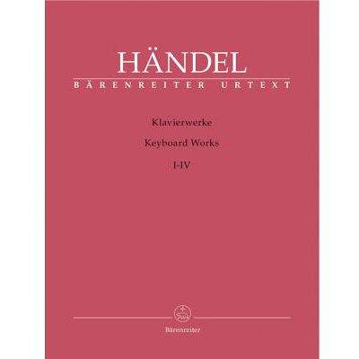 Partitions classique BARENREITER HÄNDEL G. F. - KLAVIERWERKE BAND 1-4 Clavecin - Publicité Partitions classique BARENREITER HÄNDEL G. F. - KLAVIERWERKE BAND 1-4 Clavecin - Publicité