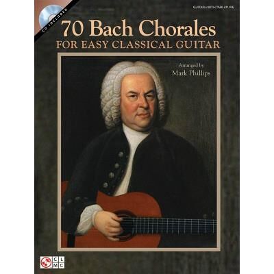 Partitions classique HAL LEONARD 70 BACH CHORALES FOR EASY CLASSICAL GUITAR + CD - GUITAR Guitare - Publicité Partitions classique HAL LEONARD 70 BACH CHORALES FOR EASY CLASSICAL GUITAR + CD - GUITAR Guitare - Publicité