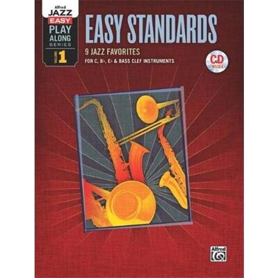 Alfred Easy Play-Along Vol.1 Easy Standards For C, Bb, Eb And Bass Clef + Cd - Publicité Alfred Easy Play-Along Vol.1 Easy Standards For C, Bb, Eb And Bass Clef + Cd - Publicité