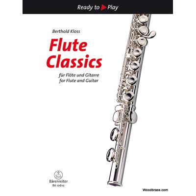 Partitions classique BARENREITER KLOSS BERTHOLD - FLUTE CLASSICS FLOR FLUTE & GUITAR Flûte traversière - Publicité Partitions classique BARENREITER KLOSS BERTHOLD - FLUTE CLASSICS FLOR FLUTE & GUITAR Flûte traversière - Publicité