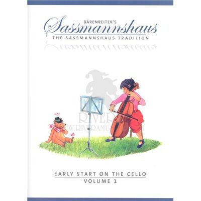 Bärenreiter Sassmannshaus Early Start On The Cello 1 - Publicité Bärenreiter Sassmannshaus Early Start On The Cello 1 - Publicité