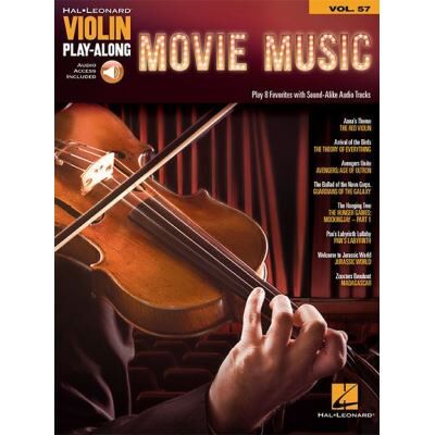 Hal Leonard Violin Playalong Vol.057 Movie Music + Online Audio Access - Publicité Hal Leonard Violin Playalong Vol.057 Movie Music + Online Audio Access - Publicité