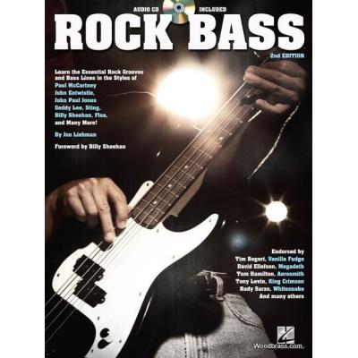 Hal Leonard Rock Bass 2Nd Edition Learn The Essential Rock Grooves And Bass Lines + Cd - Publicité Hal Leonard Rock Bass 2Nd Edition Learn The Essential Rock Grooves And Bass Lines + Cd - Publicité