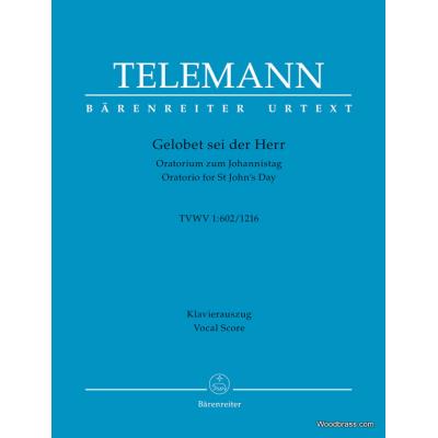 Partitions classique BARENREITER TELEMANN G.P. - GELOBET DEI DER HERR TVWV 1:602/1216 - VOCAL SCORE Choeur et ensemble vocal - Publicité Partitions classique BARENREITER TELEMANN G.P. - GELOBET DEI DER HERR TVWV 1:602/1216 - VOCAL SCORE Choeur et ensemble vocal - Publicité