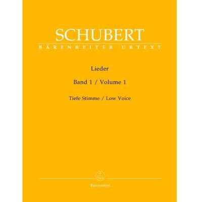 Partitions classique BARENREITER SCHUBERT F. - LIEDER VOL.1 - VOIX BASSE, PIANO Baryton, piano - Publicité Partitions classique BARENREITER SCHUBERT F. - LIEDER VOL.1 - VOIX BASSE, PIANO Baryton, piano - Publicité