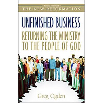 Zondervan Unfinished Business - Publicité Zondervan Unfinished Business - Publicité
