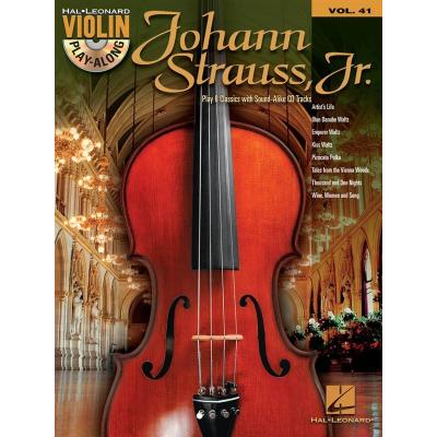Hal Leonard Violin Playalong Vol.041 Johann Strauss + Cd - Publicité Hal Leonard Violin Playalong Vol.041 Johann Strauss + Cd - Publicité