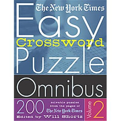 Griffin The New York Times Easy Crossword Puzzle Omnibus - Publicité Griffin The New York Times Easy Crossword Puzzle Omnibus - Publicité