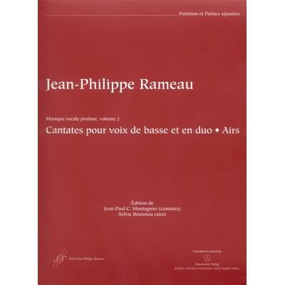 Partitions classique BARENREITER RAMEAU J.P. - MUSIQUE VOCALE PROFANE VOL.1, CANTATES POUR VOIX DE BASSE ET EN DUO, AIRS Voix solo et instruments - Publicité Partitions classique BARENREITER RAMEAU J.P. - MUSIQUE VOCALE PROFANE VOL.1, CANTATES POUR VOIX DE BASSE ET EN DUO, AIRS Voix solo et instruments - Publicité