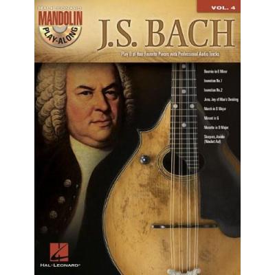Hal Leonard Mandolin Play-Along Vol.04 J.S. Bach + Cd - Publicité Hal Leonard Mandolin Play-Along Vol.04 J.S. Bach + Cd - Publicité
