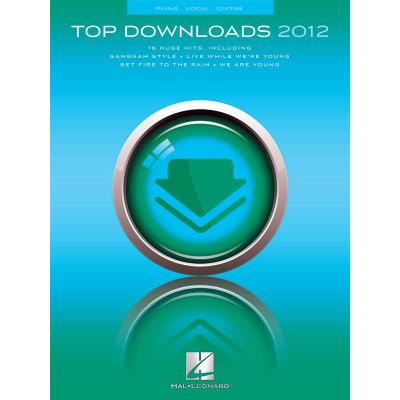 Hal Leonard Top Downloads Of 2012 P/V/G - Publicité Hal Leonard Top Downloads Of 2012 P/V/G - Publicité