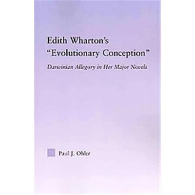 Routledge Edith Wharton's Evolutionary Conception - Publicité Routledge Edith Wharton's Evolutionary Conception - Publicité