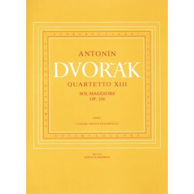 Partitions classique BARENREITER DVORAK A. - STRING QUARTET N°13 OP.106 - SET OF PARTS Ensemble à cordes - Publicité Partitions classique BARENREITER DVORAK A. - STRING QUARTET N°13 OP.106 - SET OF PARTS Ensemble à cordes - Publicité