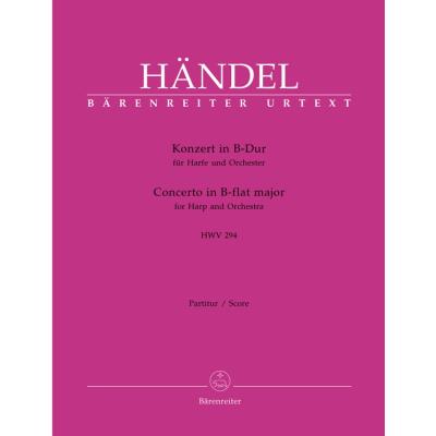 Partitions classique BARENREITER HAENDEL G.F. - KONZERT IN B-DUR HWV 294 - CONDUCTEUR Grand format - Publicité Partitions classique BARENREITER HAENDEL G.F. - KONZERT IN B-DUR HWV 294 - CONDUCTEUR Grand format - Publicité