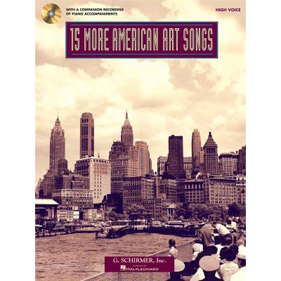 Méthodes et pédagogie HAL LEONARD 15 MORE AMERICAN ART SONGS HIGH VOICE + CD - PIANO AND VOCAL Piano - Publicité Méthodes et pédagogie HAL LEONARD 15 MORE AMERICAN ART SONGS HIGH VOICE + CD - PIANO AND VOCAL Piano - Publicité