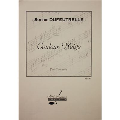 Leduc Couleur Neige - Sophie Dufeutrelle - Flûte - Publicité Leduc Couleur Neige - Sophie Dufeutrelle - Flûte - Publicité