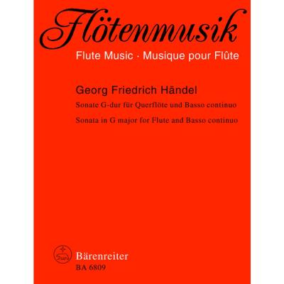 Partitions classique BARENREITER HAENDEL G.F - SONATE G-DUR FUR FLOTE UND BASSO CONTINUO HWV DEEST - FLUTE, BASSE CONTINUE Flûte traversière - Publicité Partitions classique BARENREITER HAENDEL G.F - SONATE G-DUR FUR FLOTE UND BASSO CONTINUO HWV DEEST - FLUTE, BASSE CONTINUE Flûte traversière - Publicité