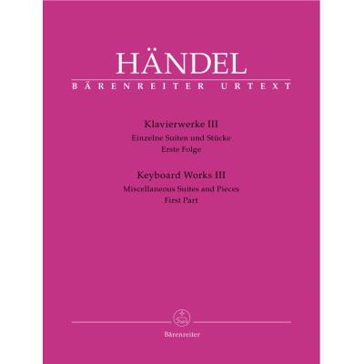 Partitions classique BARENREITER HAENDEL G.F. - KLAVIERWERKE III - PIANO Piano - Publicité Partitions classique BARENREITER HAENDEL G.F. - KLAVIERWERKE III - PIANO Piano - Publicité