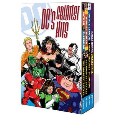Dc Comics Dcs Greatest Hits Box Set - Publicité Dc Comics Dcs Greatest Hits Box Set - Publicité