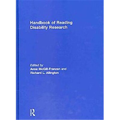 Routledge HANDBOOK OF READING DISABILITY RESEARCH - Publicité Routledge HANDBOOK OF READING DISABILITY RESEARCH - Publicité