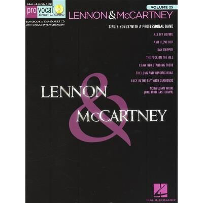 Hal Leonard Pro Vocal For Male Singers Volume 25 Lennon & Mccartney + Cd - Publicité Hal Leonard Pro Vocal For Male Singers Volume 25 Lennon & Mccartney + Cd - Publicité
