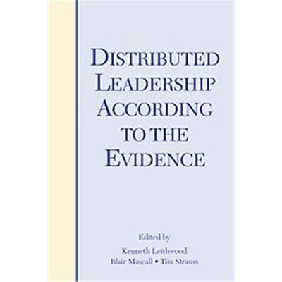Routledge Distributed Leadership According to the Evidence - Publicité Routledge Distributed Leadership According to the Evidence - Publicité