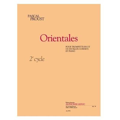 Leduc Orientales - Pascal Proust - Trompette et Piano - Publicité Leduc Orientales - Pascal Proust - Trompette et Piano - Publicité