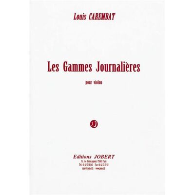 JOBERT GAMMES JOURNALIERES - Publicité JOBERT GAMMES JOURNALIERES - Publicité