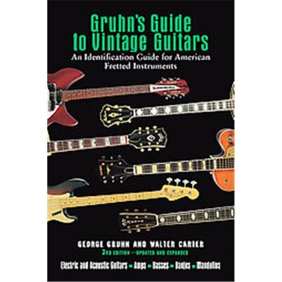 Backbeat Books Gruhn's Guide to Vintage Guitars - Publicité Backbeat Books Gruhn's Guide to Vintage Guitars - Publicité