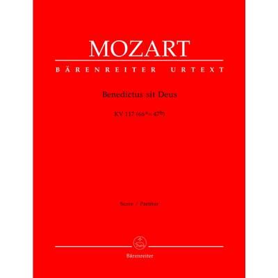 Partitions classique BARENREITER MOZART W.A. - BENEDICTUS SIT DEUS KV 117 (66A=47B) - CONDUCTEUR Grand format - Publicité Partitions classique BARENREITER MOZART W.A. - BENEDICTUS SIT DEUS KV 117 (66A=47B) - CONDUCTEUR Grand format - Publicité