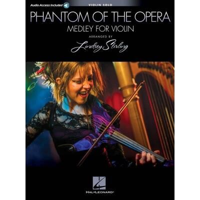 Hal Leonard Phantom Of The Opera Lindsey Stirling Medley Violin With Original Audio Backing - Publicité Hal Leonard Phantom Of The Opera Lindsey Stirling Medley Violin With Original Audio Backing - Publicité