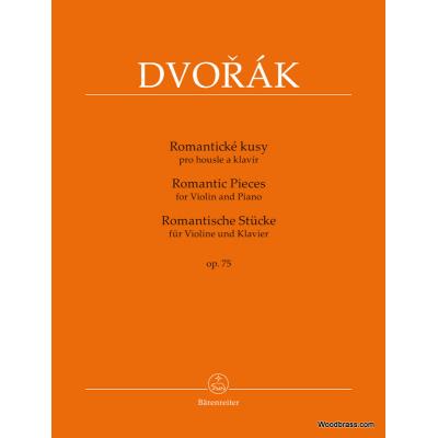 Partitions classique BARENREITER DVORAK A. - ROMANTIC PIECES OP.75 - VIOLON & PIANO Violon - Publicité Partitions classique BARENREITER DVORAK A. - ROMANTIC PIECES OP.75 - VIOLON & PIANO Violon - Publicité