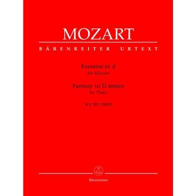 Partitions classique BARENREITER MOZART W.A. - FANTAISIE EN RE MINEUR KV 397 (385G) - PIANO Piano - Publicité Partitions classique BARENREITER MOZART W.A. - FANTAISIE EN RE MINEUR KV 397 (385G) - PIANO Piano - Publicité
