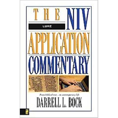 Zondervan Luke, Niv Application Commentary Series - Publicité Zondervan Luke, Niv Application Commentary Series - Publicité