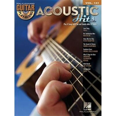 Hal Leonard Guitar Play-Along Vol.141 Acoustic Hits + Cd - Publicité Hal Leonard Guitar Play-Along Vol.141 Acoustic Hits + Cd - Publicité